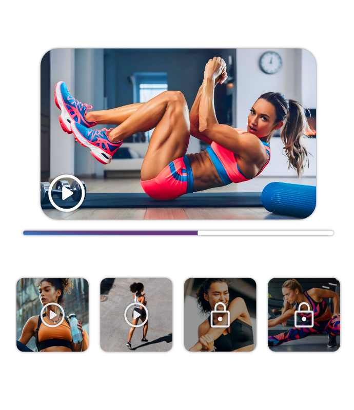 Flexible Access: Free Previews or Paid Lessons