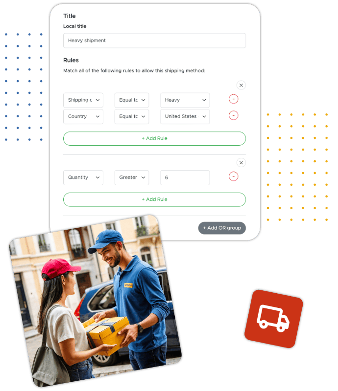 Flexible Shipping Rule System
