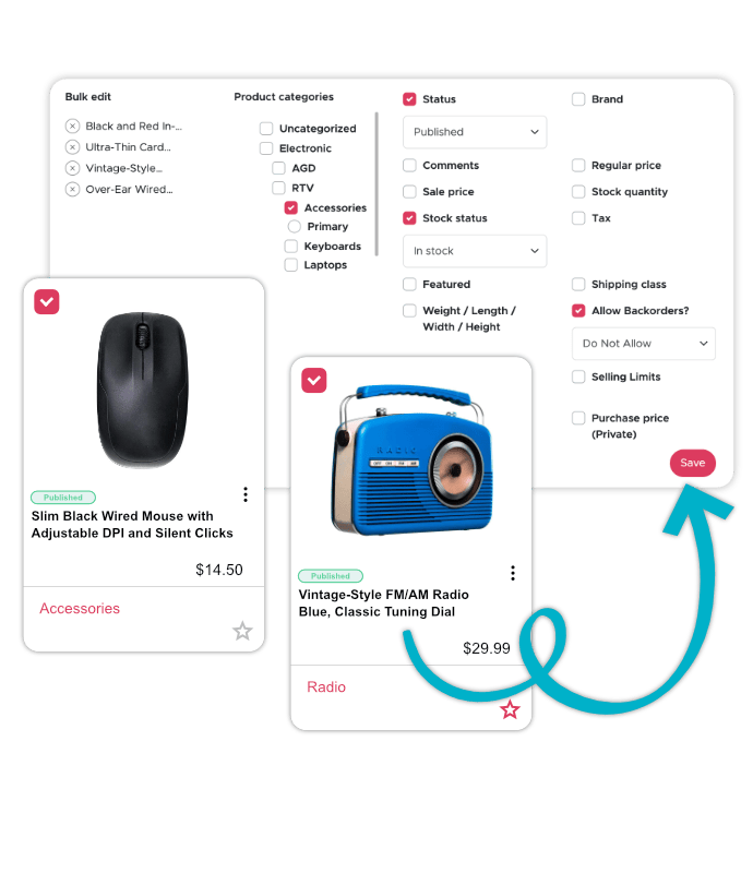 Bulk Product Management at Scale