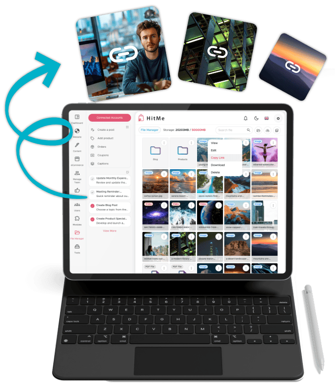Easily Share Files with Public Links