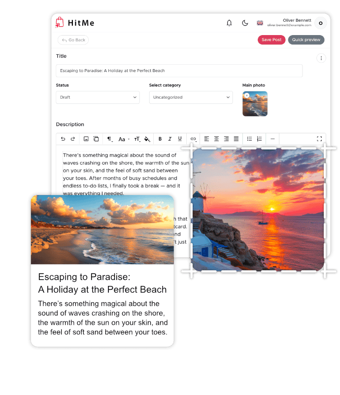 Enhance Blog and News Posts with Images