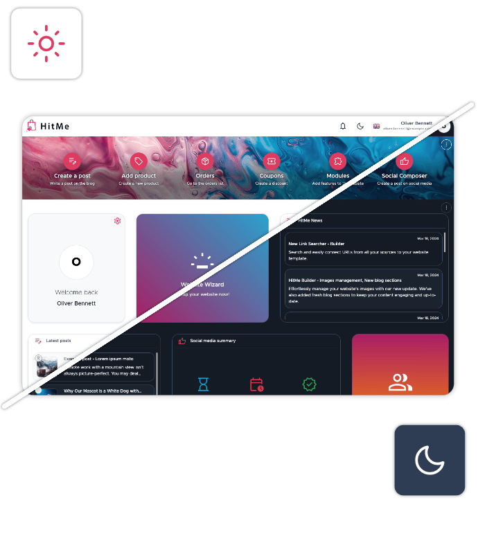 All-in-One Management Panel