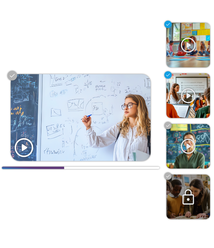 Add and Deliver Unlimited Video Lessons