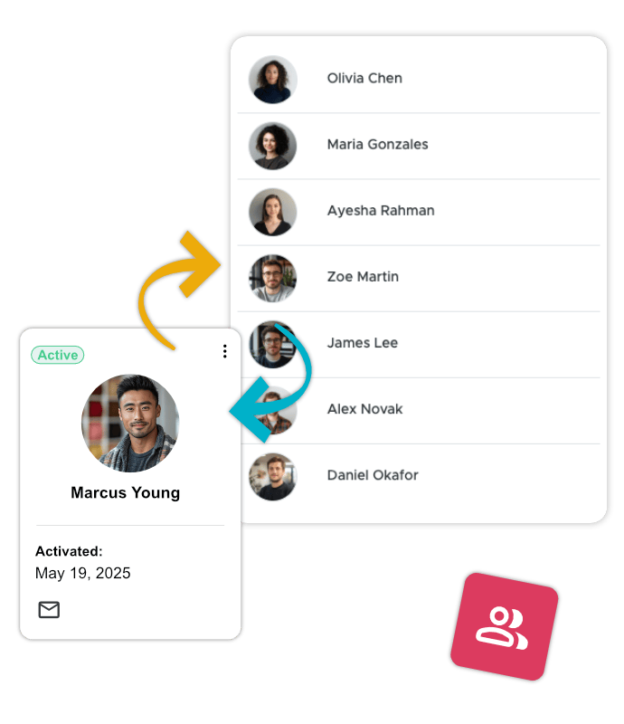 Act on Behalf of Team Members