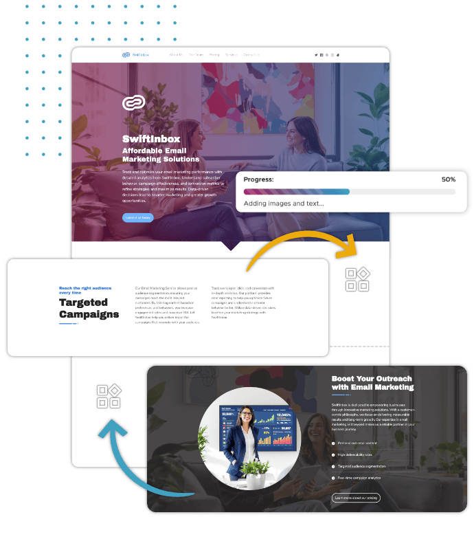 AI-Generated Websites in Seconds