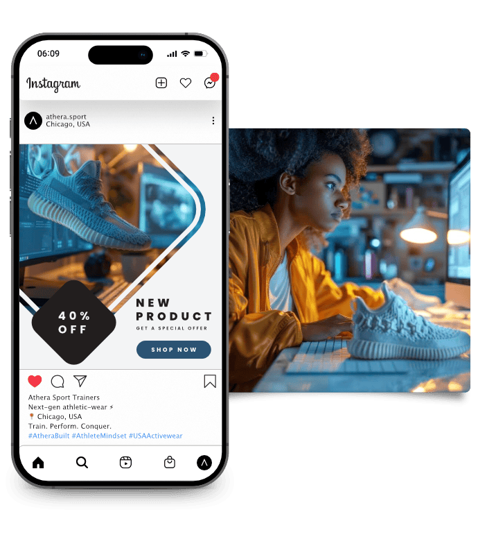Social Media Integration & Creative Assets