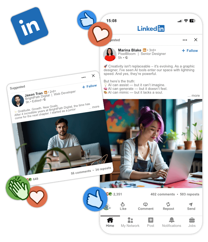 Craft and Share Business-Focused Posts