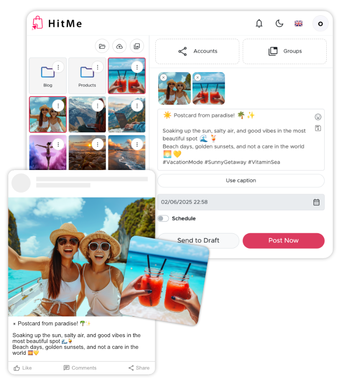Easily Create, Schedule & Publish Content