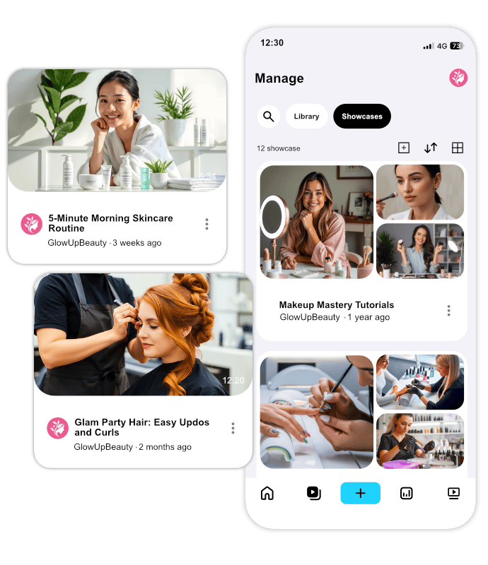 Upload and Showcase Professional Videos