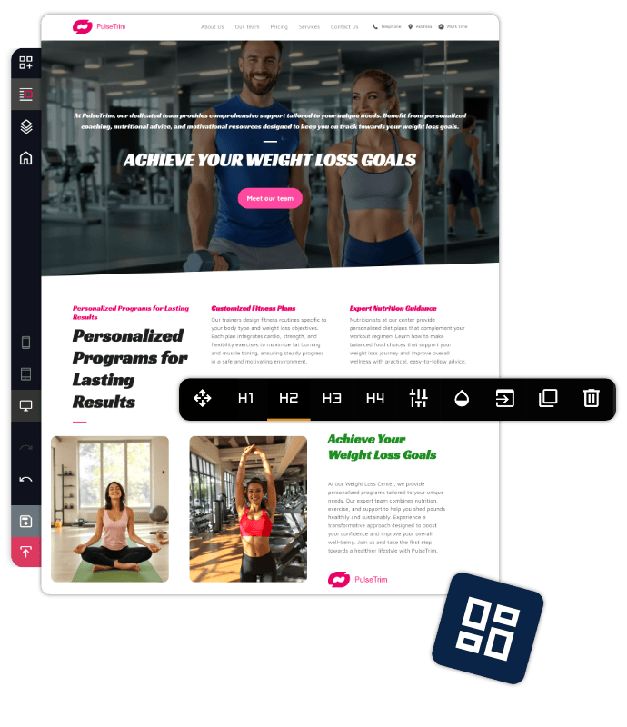 Flexible Website Builder Packages