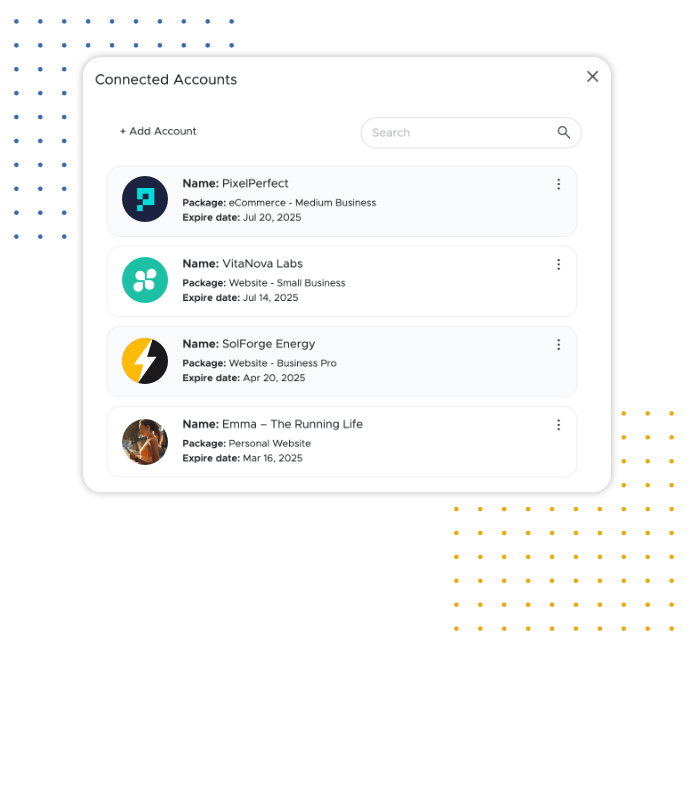 Link and Manage Client Accounts Seamlessly