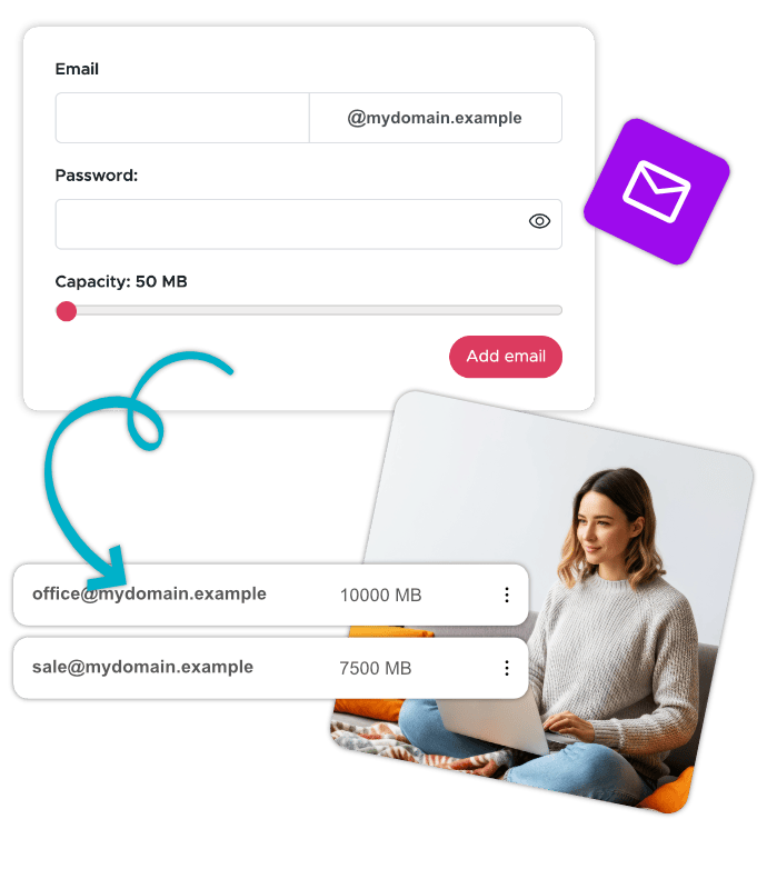 Alle Business-E-Mail-Konten verwalten