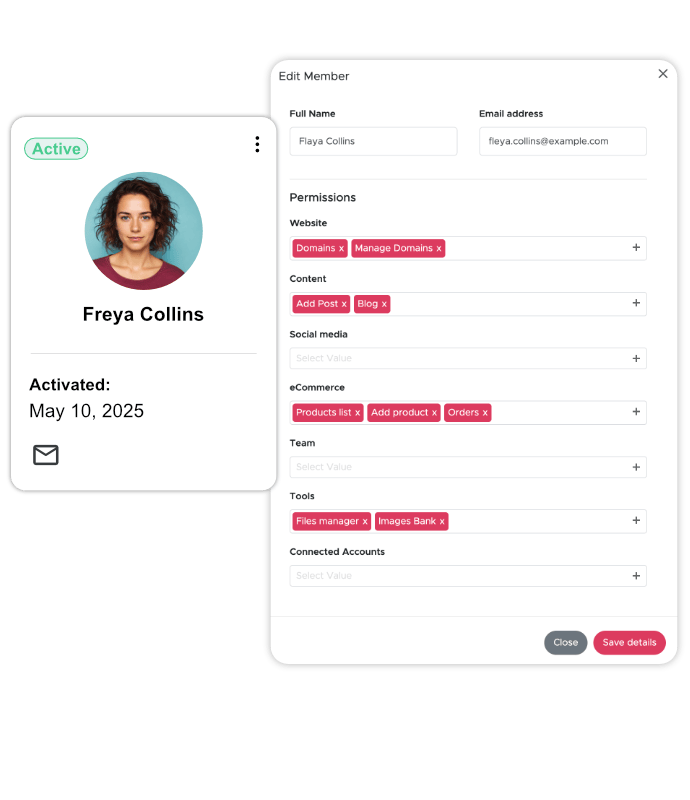Add and Manage Your Team