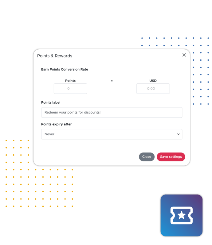 Loyalty Points System for Returning Customers