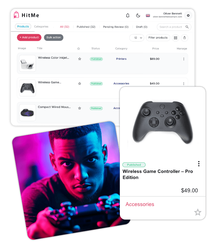 Add, Customise & Expand Your Product Catalogue