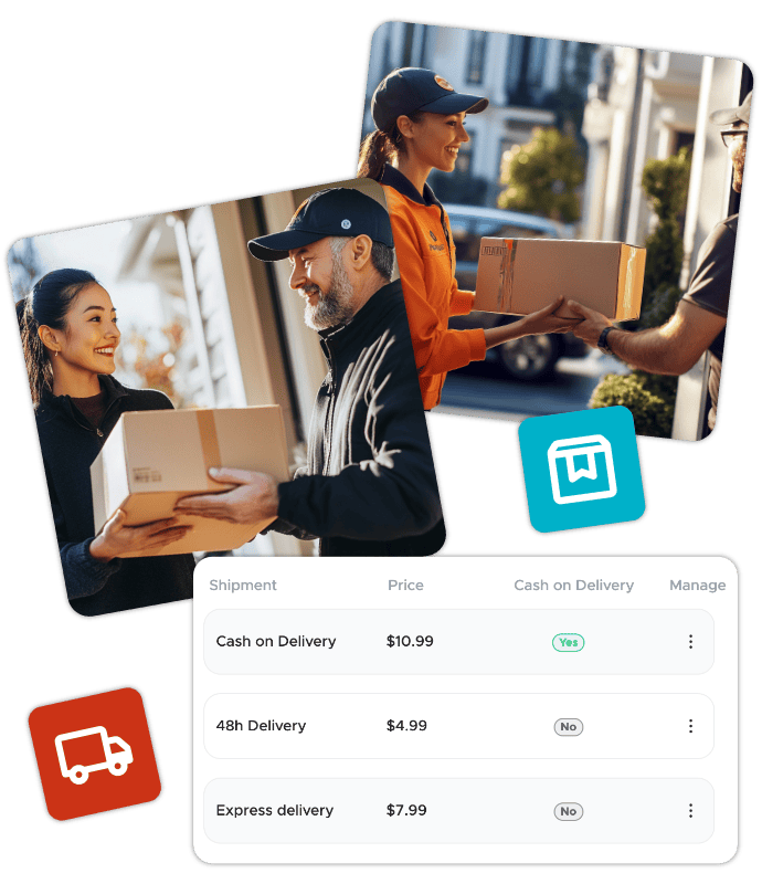 Flexible Shipping Rules and Real-Time Tracking
