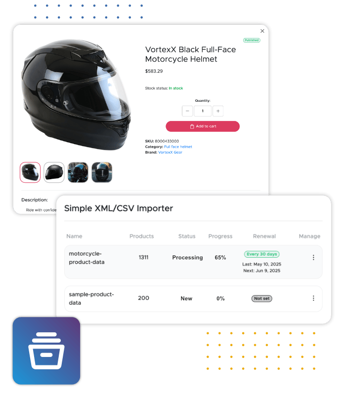 Inhalte aus XML oder CSV importieren