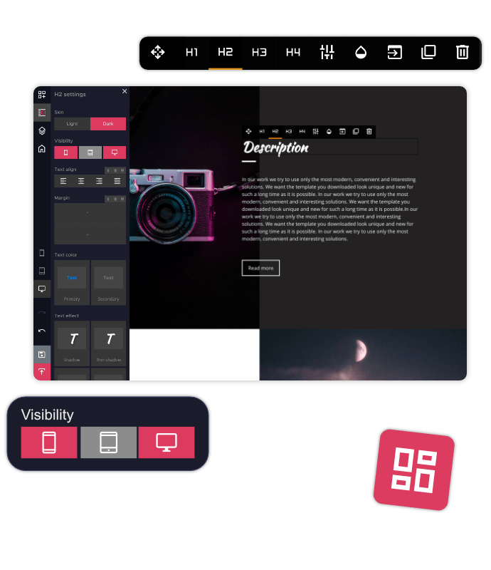 Control Visibility Across Devices