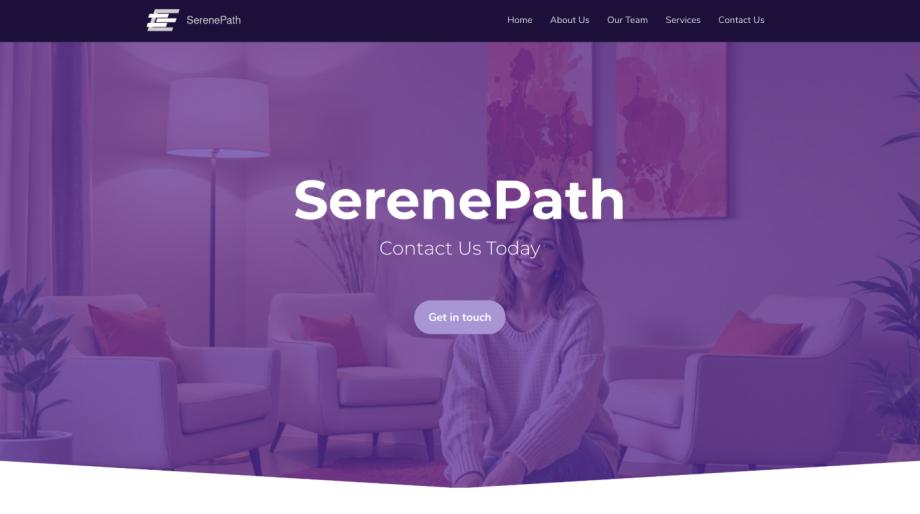 SerenePath - Therapy & Mental Health Counselor Template