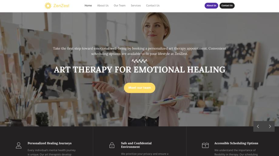 ZenZest - Art Therapy for Mindful Healing