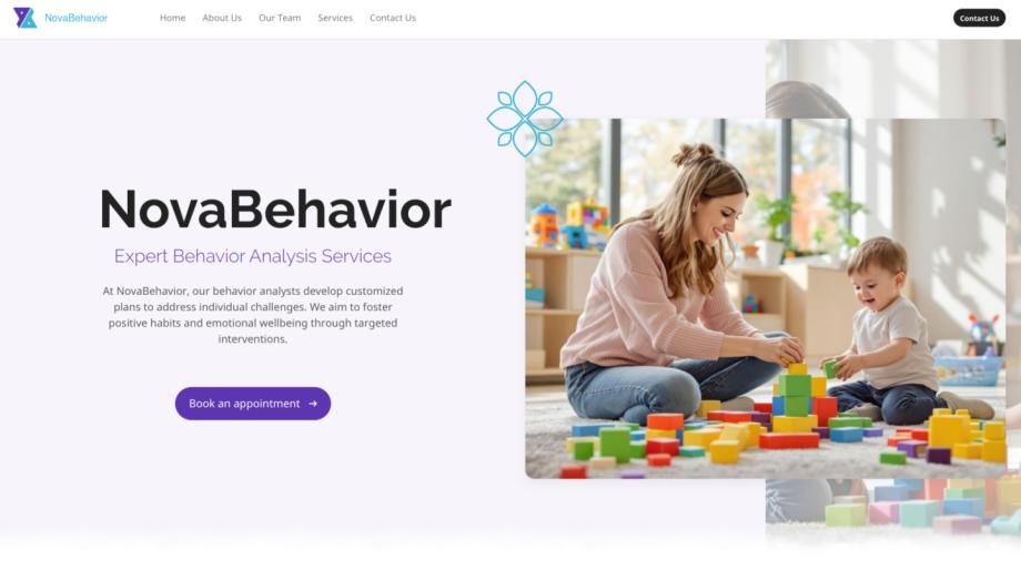 NovaBehavior - Modern Therapy & Mental Health Template