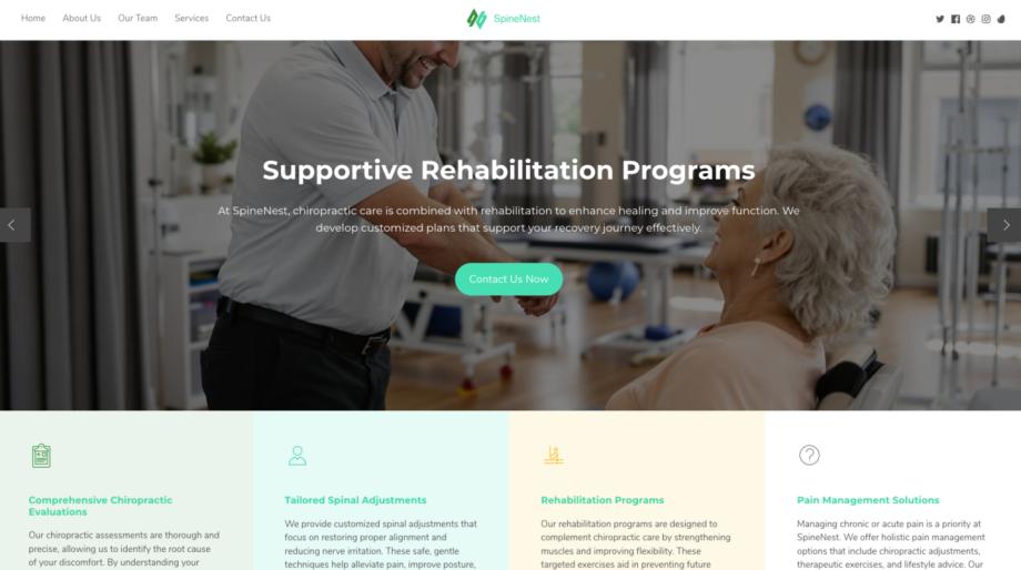SpineNest - Modern Chiropractic Care & Rehabilitation