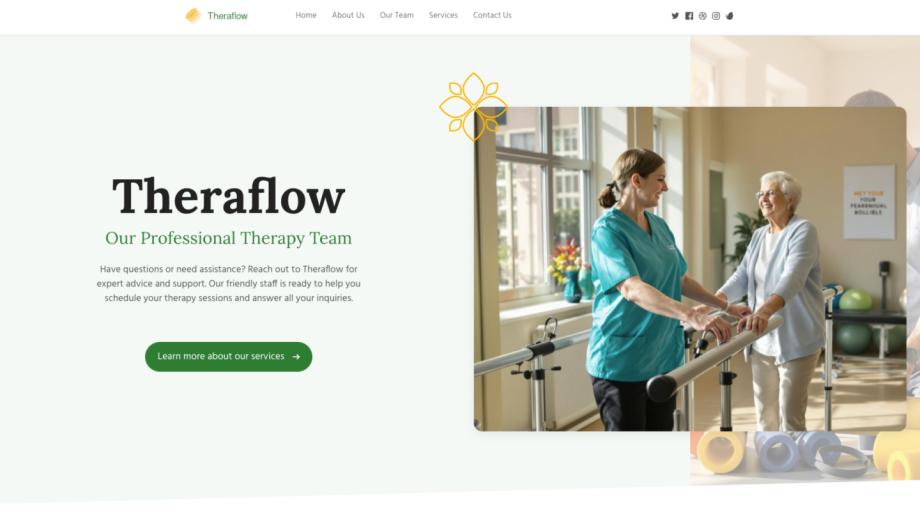 Theraflow - Modern Physical Therapist Website Template