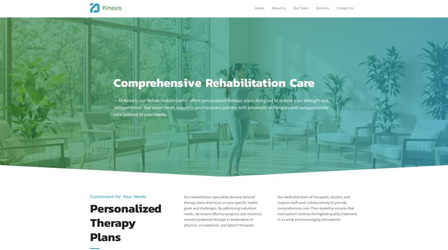 Kinexis - Modern Rehabilitation Center Template