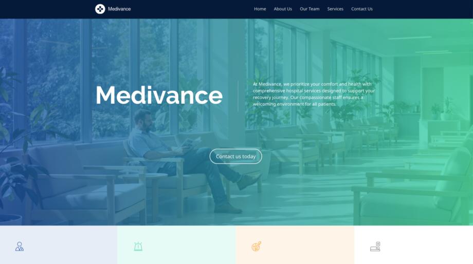 Medivance - Modern Hospital Website Template
