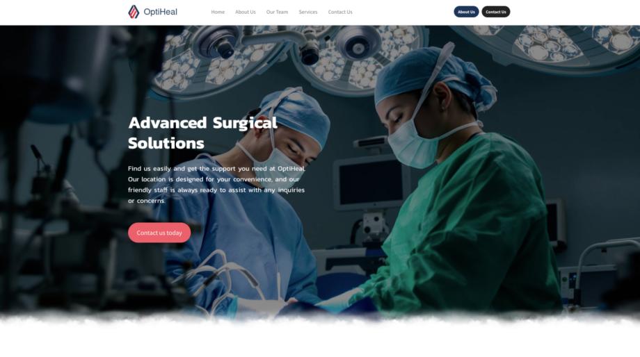 OptiHeal - Advanced Surgical Center Website Template