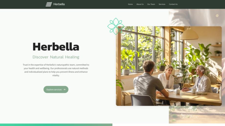 Herbella Naturopath Wellness & Prevention Template
