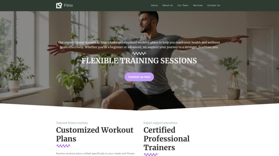 Fitnix - Personalized Fitness Trainer Online