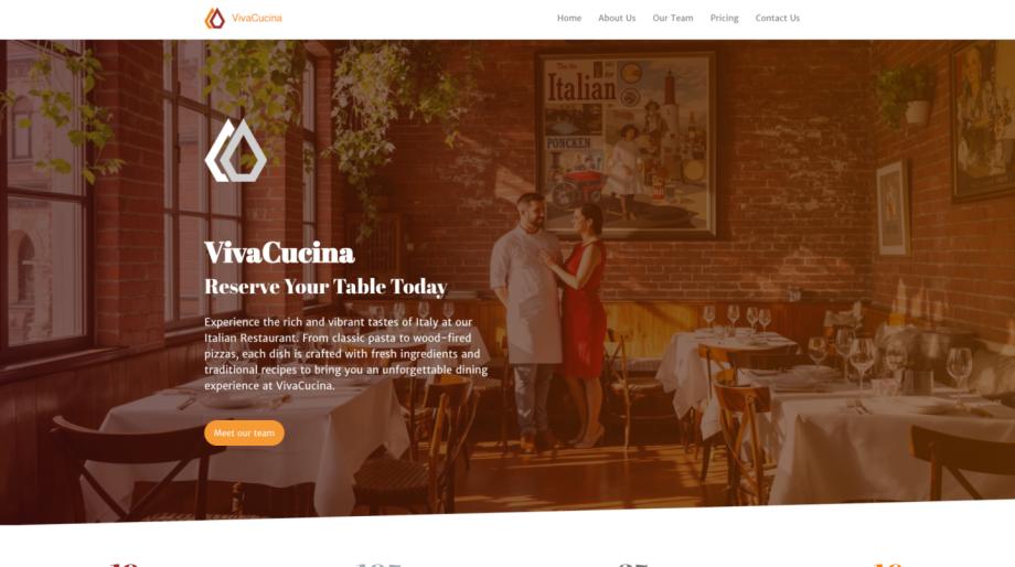 VivaCucina - Authentic Italian Restaurant Website Template