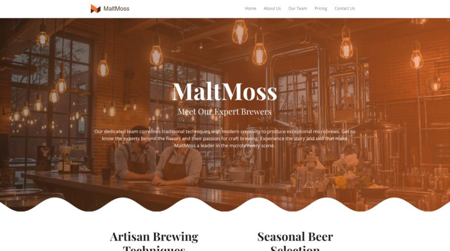 MaltMoss - Modern Microbrewery Template