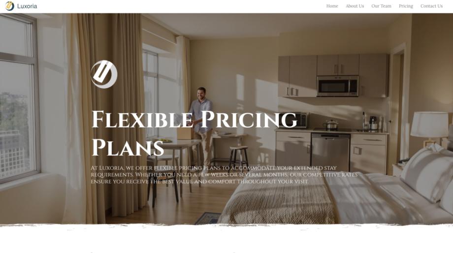 Luxoria - Elegant Extended Stay Hotel Template