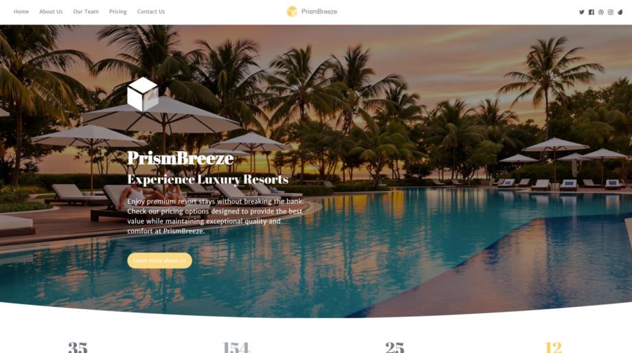 Modern Resort Oasis - PrismBreeze