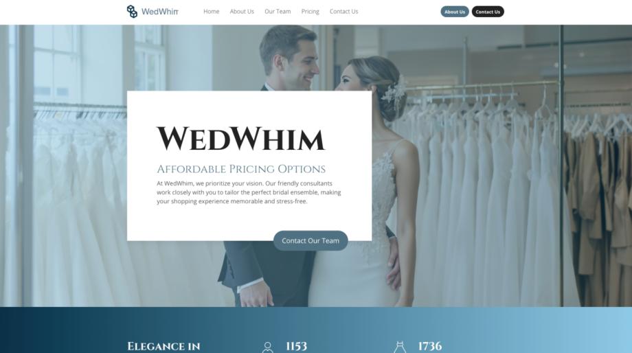 Fashion Retail - Modern Bridal Shop Website Template