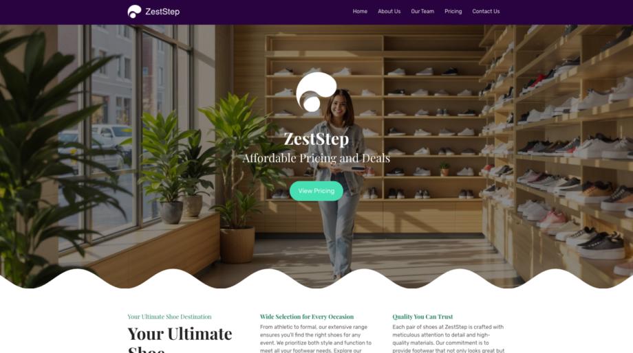 ZestStep - Modern Shoe Store Template