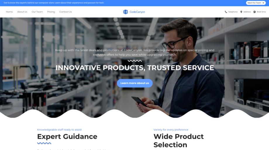 CodeCanyon - Modern Computer Store Template
