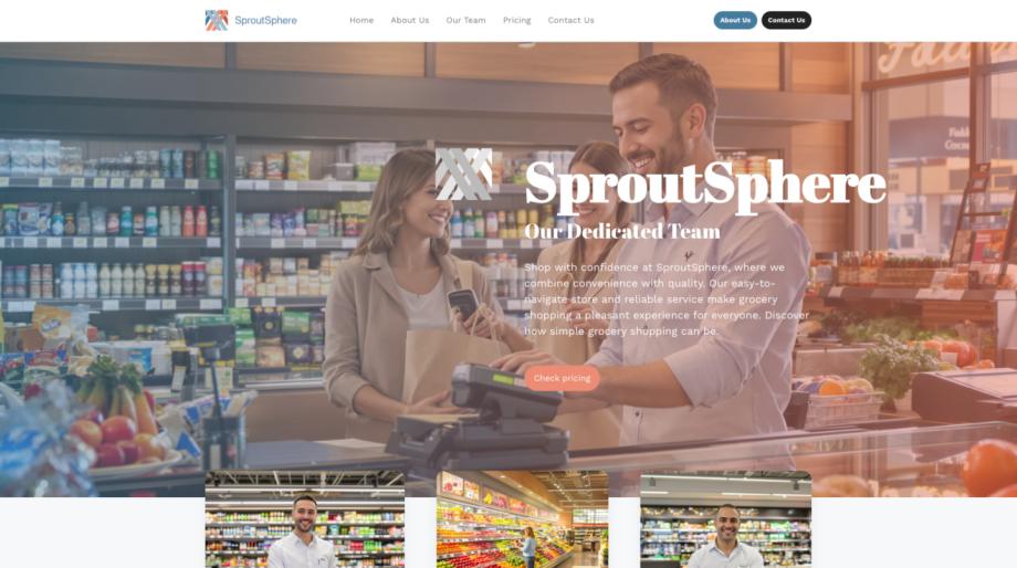 SproutSphere - Modern Grocery Store Template
