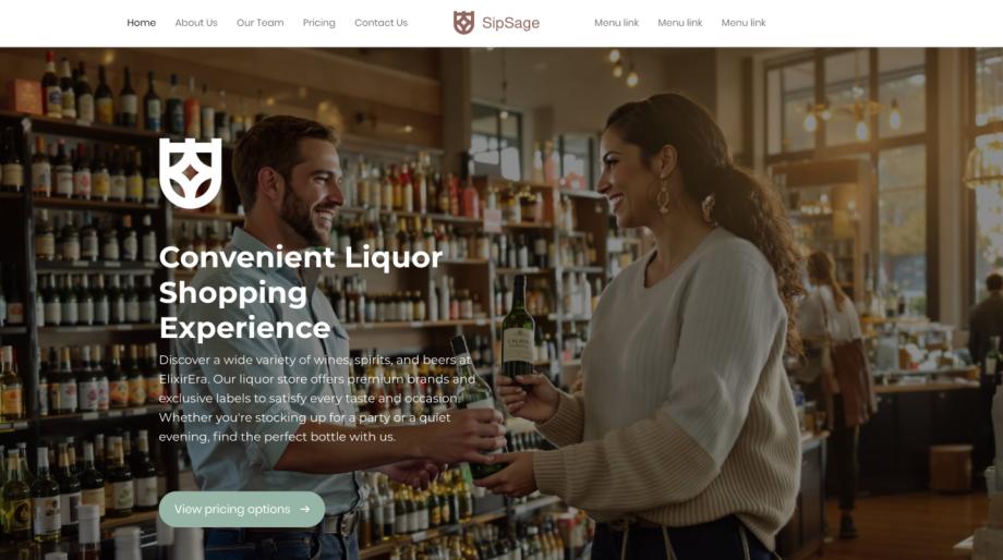 ElixirEra - Modern Liquor Store Website Template