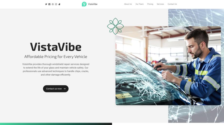 VistaVibe - Automotive & Industrial Auto Sales & Service Template