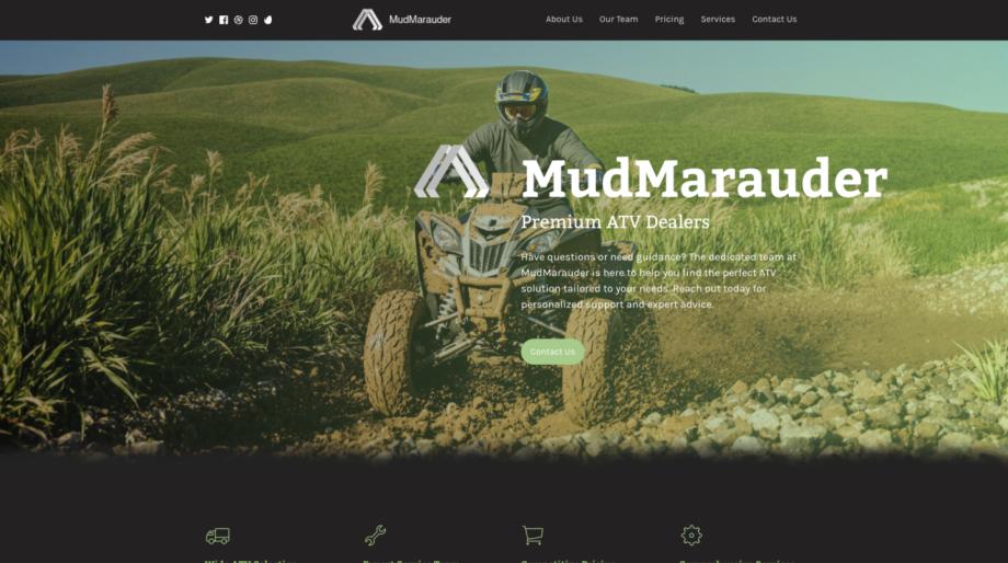 MudMarauder - ATV Dealer Website Template