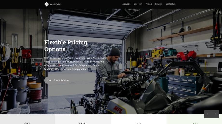ArcticEdge - Premium Snowmobile Dealer Template