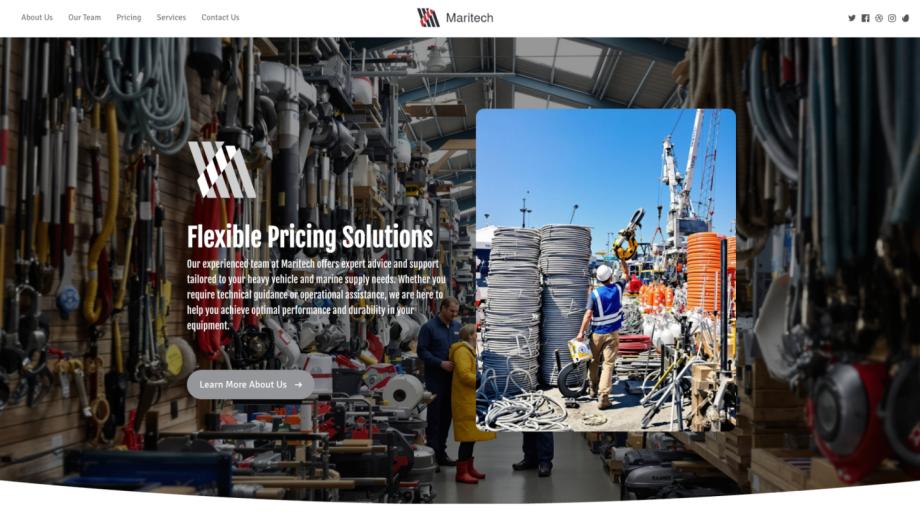 Maritech - Premium Marine Supply Store Template