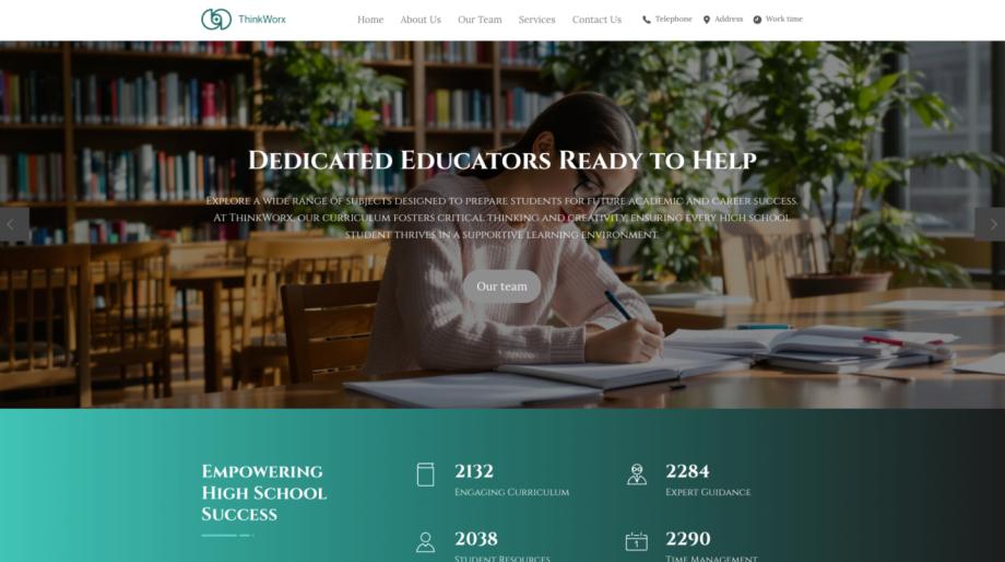 ThinkWorx - High School Educational Platform