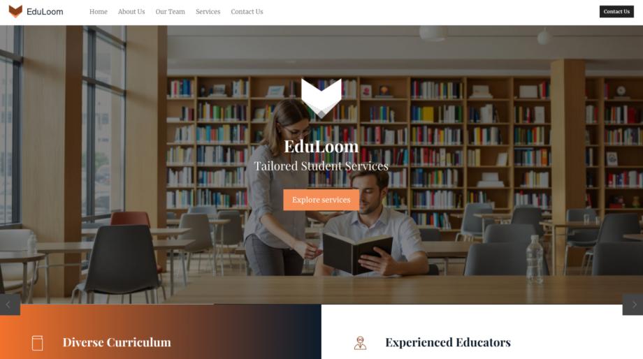 EduLoom - Modern and Professional International School Website Template