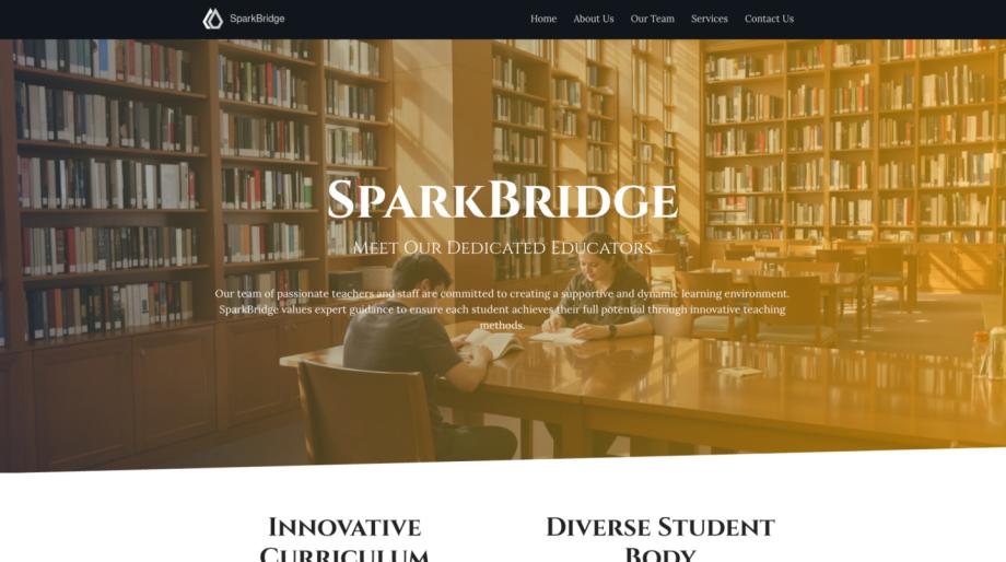 SparkBridge - Modern Magnet School Website Template