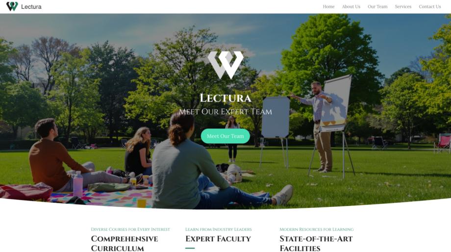 Lectura - Modern Higher Education College Template