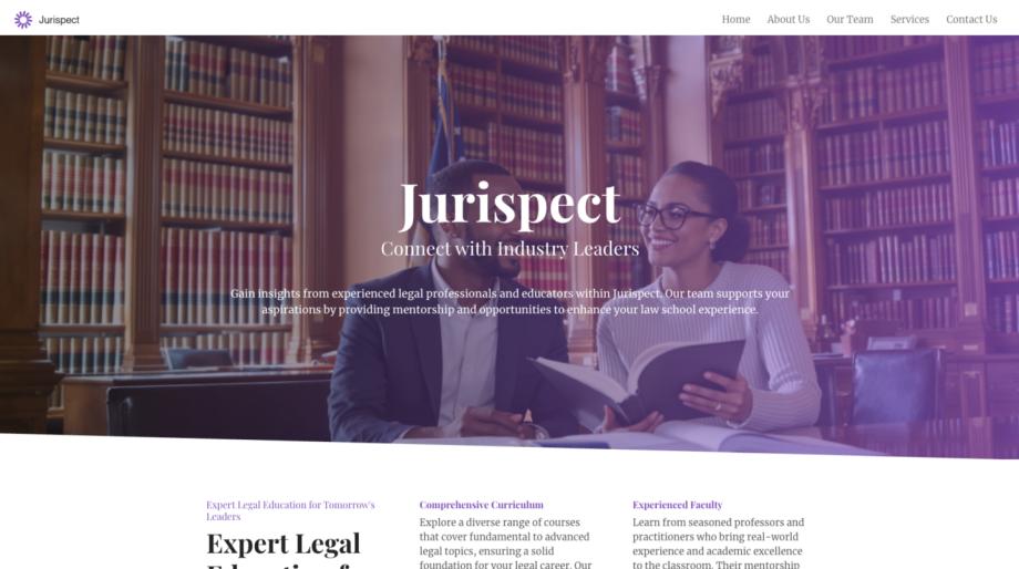 Jurispect - Dynamic Law School Website Template